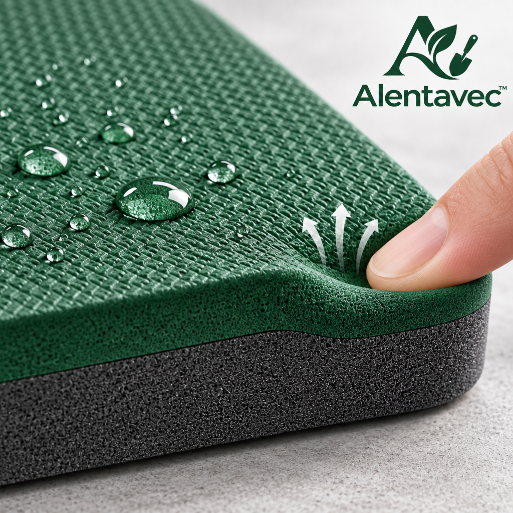 Alentavec™ Extra-Thick High-Density Shock-Absorbing Waterproof Garden Kneeling Pad