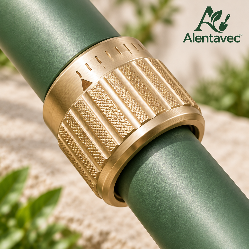 Alentavec™ Adjustable Telescopic Stainless Steel Lawn Leaf Rake